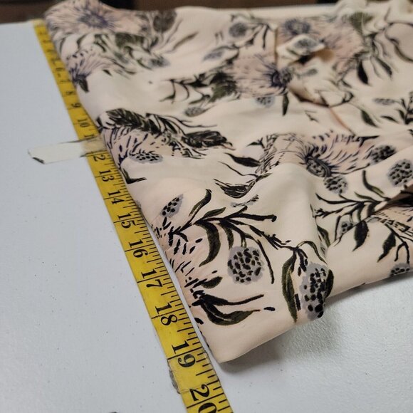 Madewell Women T Back Floral Halter Neck Midi Dress Size 14 Painted Blooms Pink - Picture 12 of 15